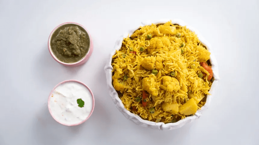 Aloo Tamatar Biryani